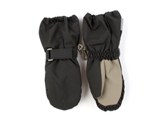 Wheat dry black tech mittens